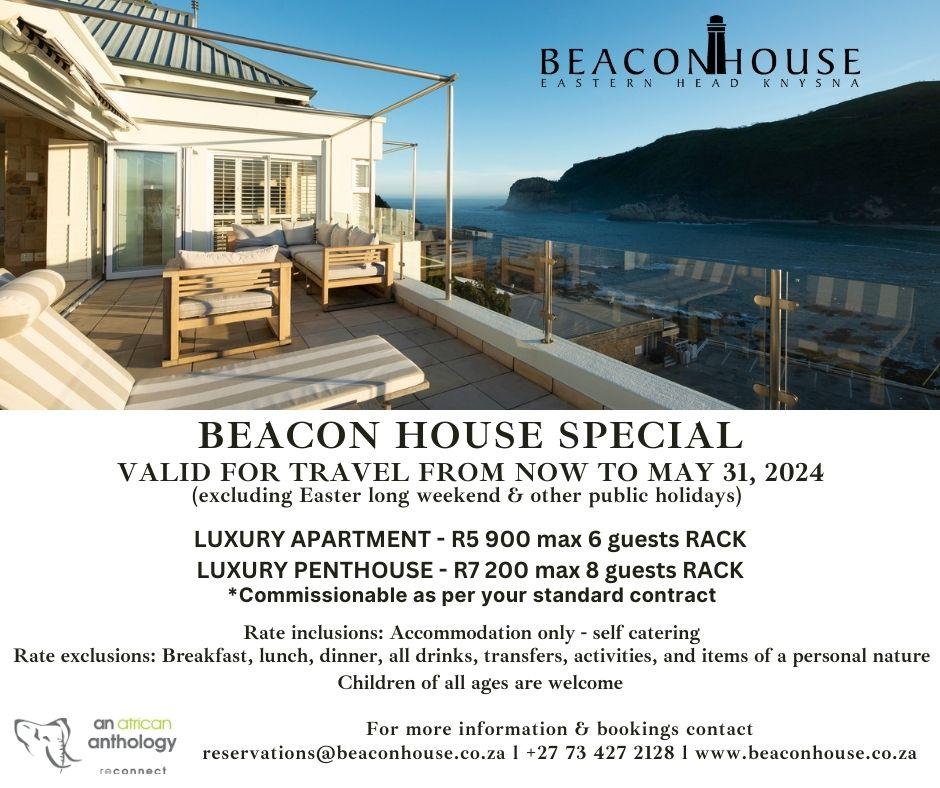Beacon House Luxury Apartments — Knysna Lagoon and Eastern Head